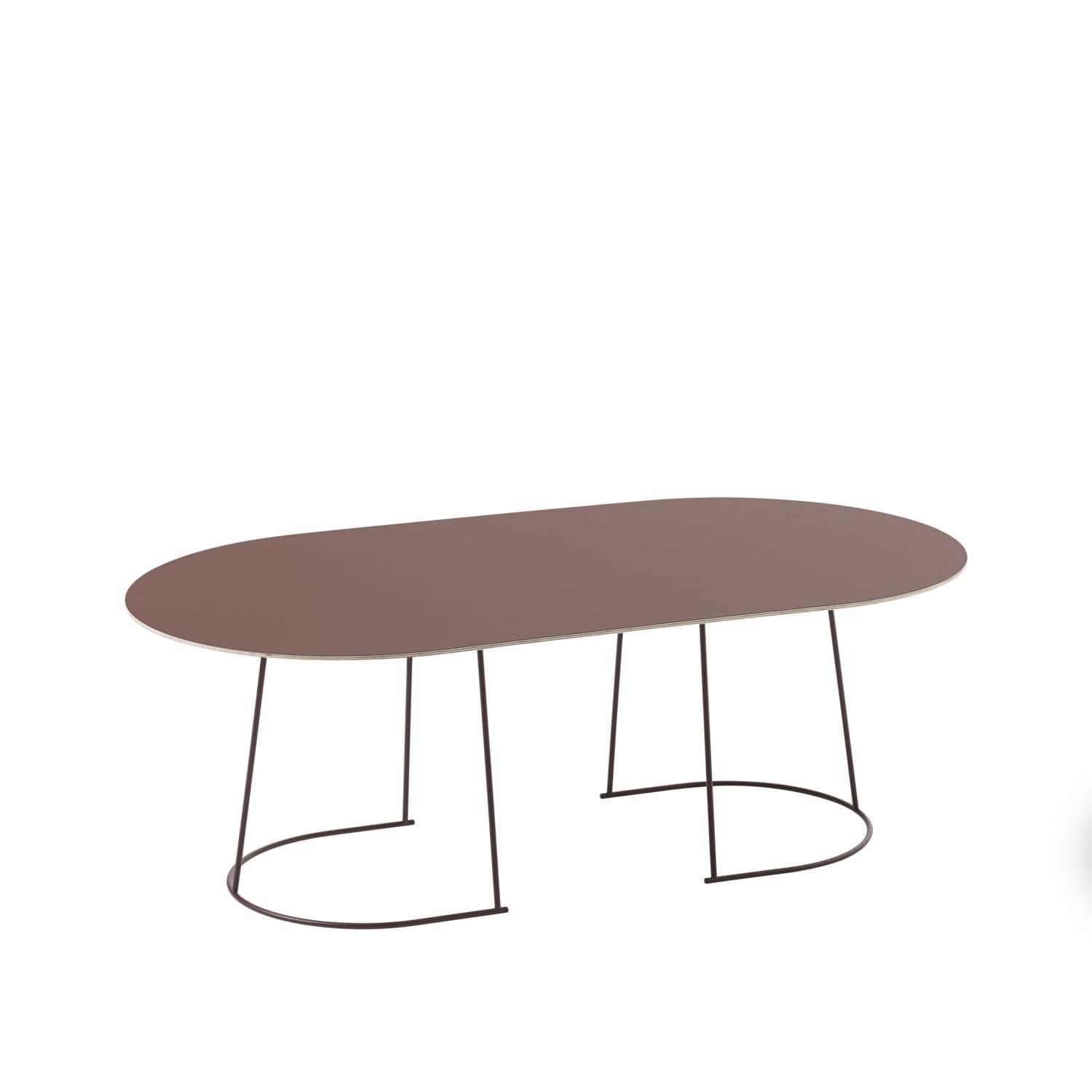 Muuto Airy Coffee Table 120x65 cm, ciruela