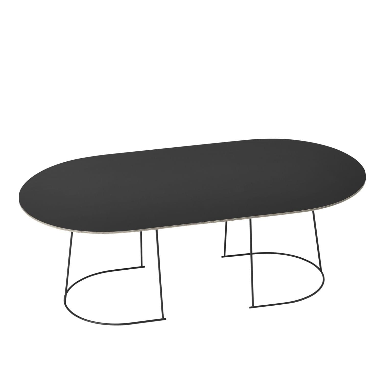 Muuto Table basse aérée 120x65 cm, noir