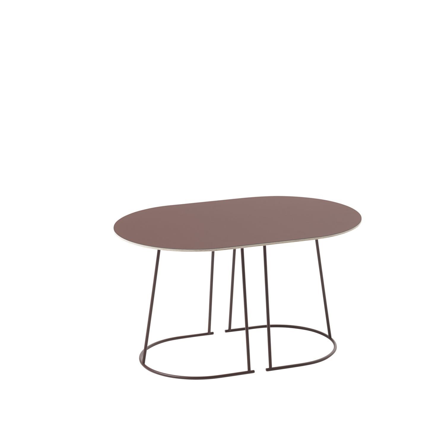Muuto Airy Coffee Table 68 x44 cm, ciruela
