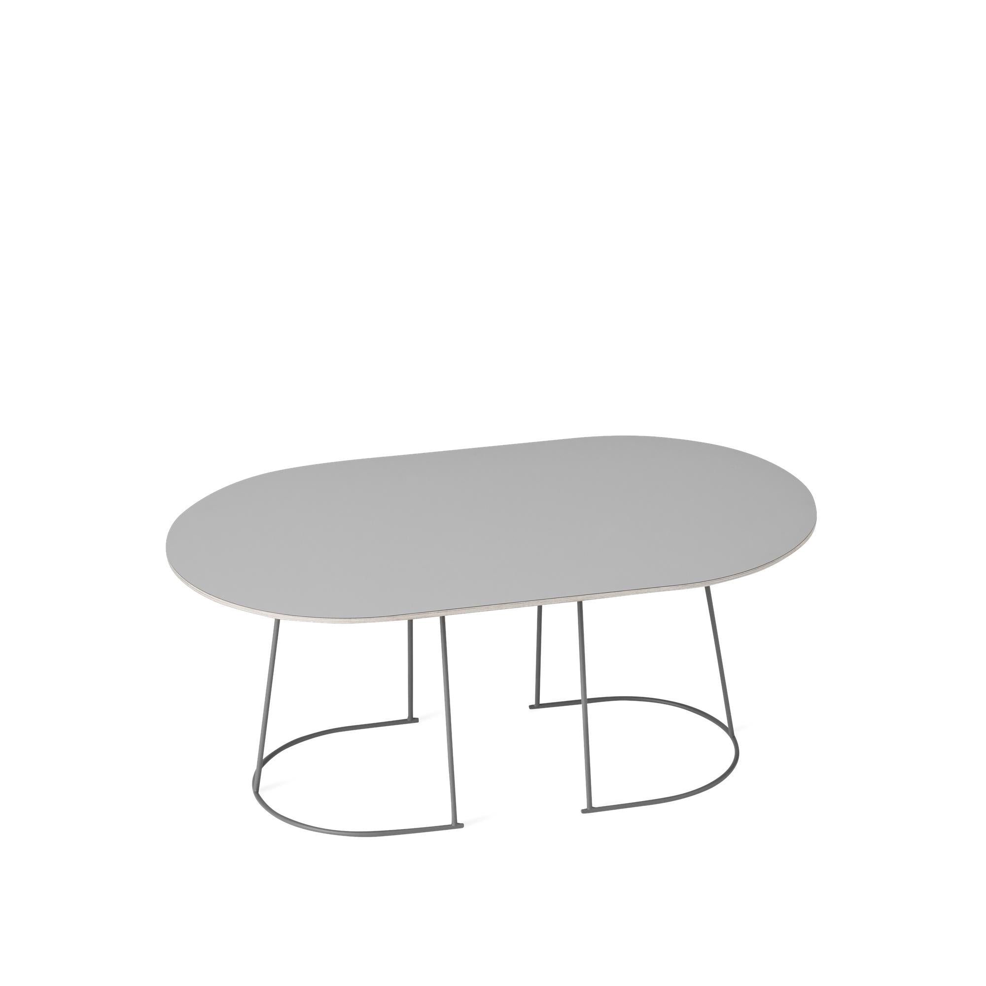Muuto Table basse aérée 88 x51 cm, gris