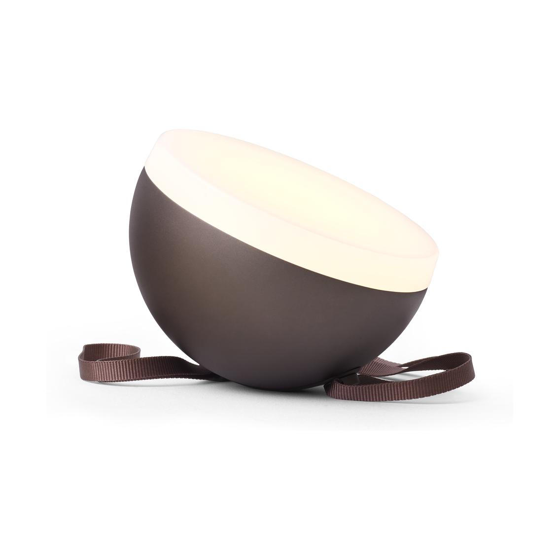 Lampe d'aventure New Works Sphere, bronze foncé