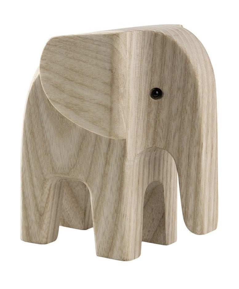 Novoform Design Baby Elephant Decorative Figur, Natural Ash
