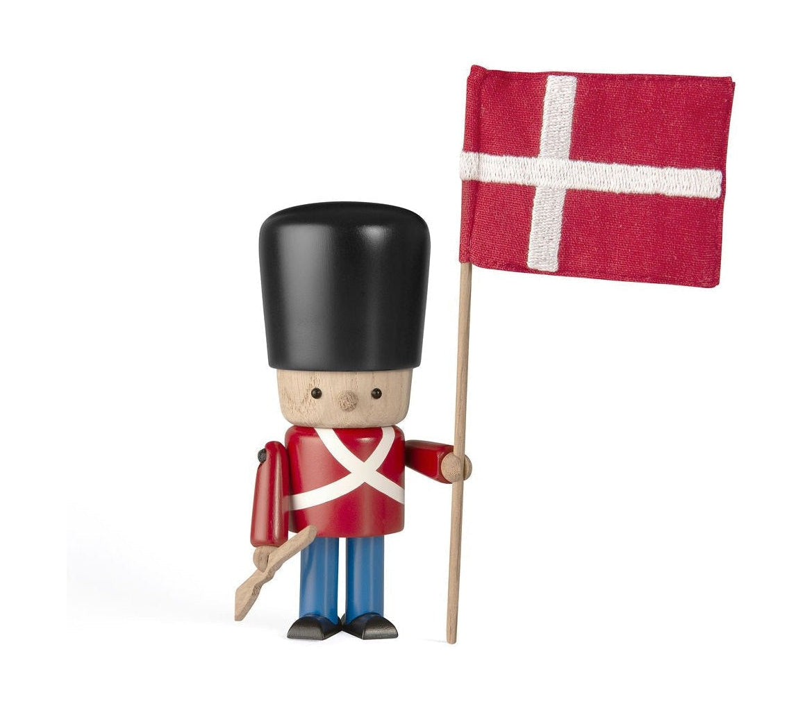Novoform Design Tanskan kuninkaallinen vartija koristeellinen hahmo, punainen univormu