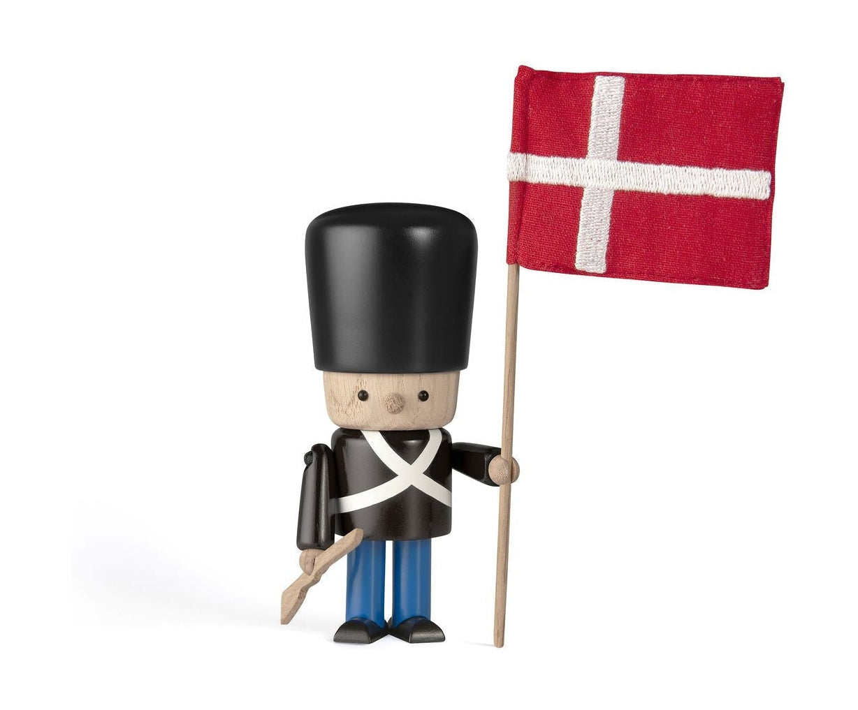 Design Novoform Figura decorativa della guardia reale danese, uniforme nera