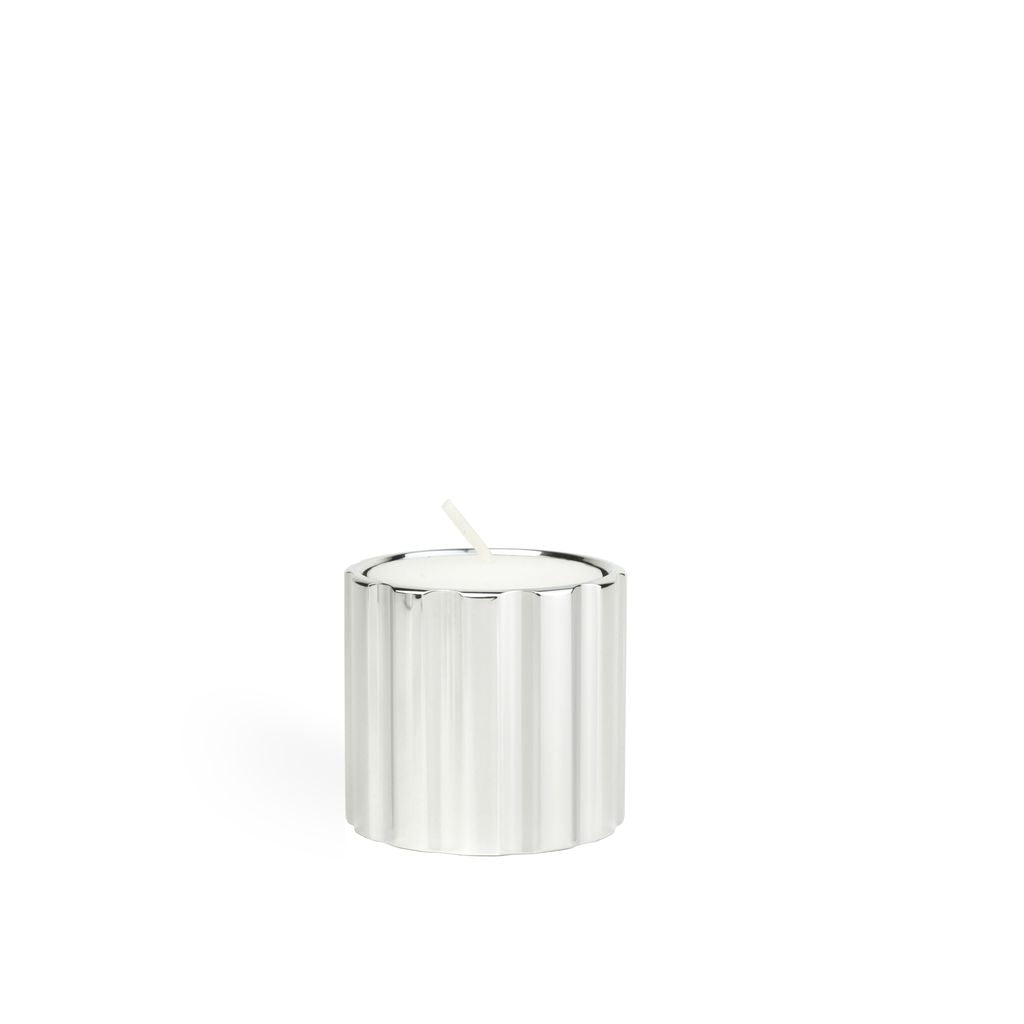 Design novoform Dual Candlestick Low, Shiny Silver