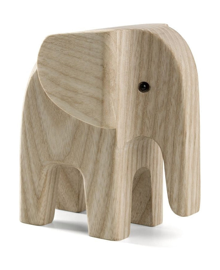 Novoform Design Elephant Decorative Figure, Natural Ash