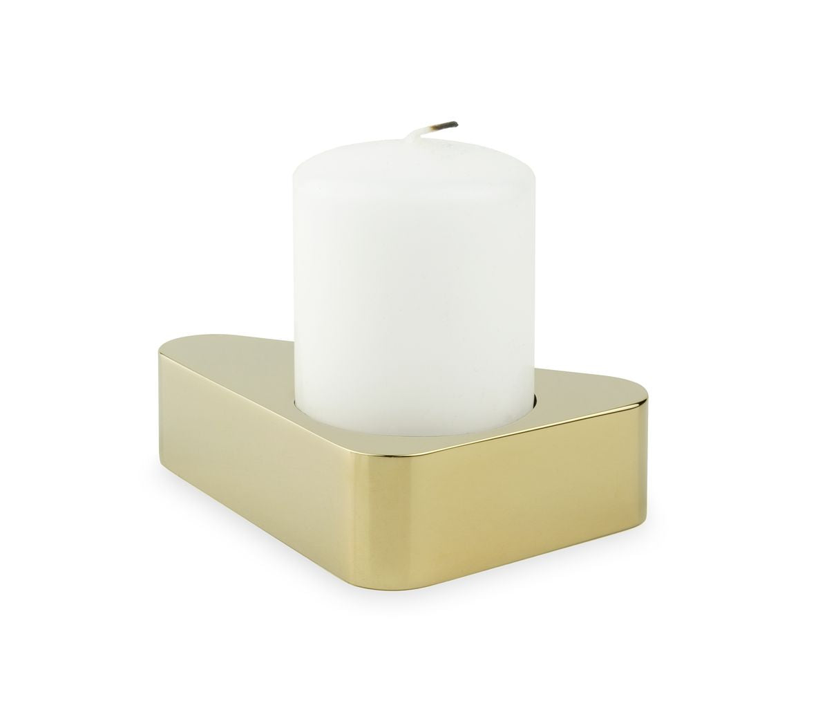 Novoform Design Flip Candlestick, Shiny Gold