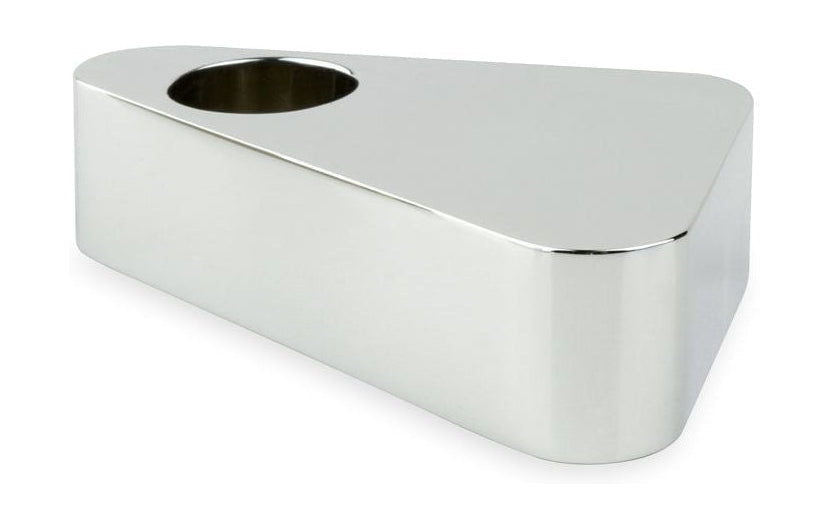 Novoform Design Flip烛台，闪亮的银色
