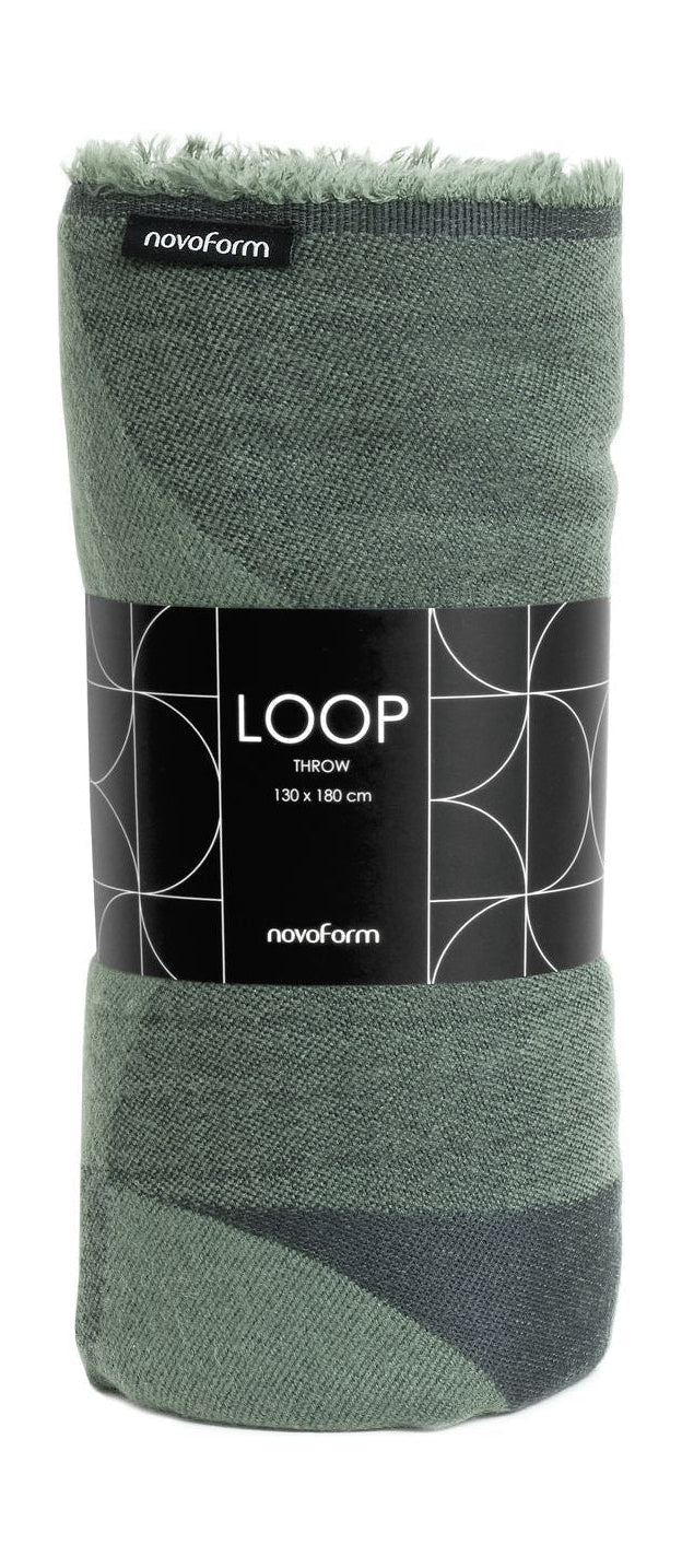 Plaid per loop di design Novoform, verde Laurel