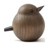Novoform Design Mini Sparrow Decorative Figure, Dark Stained Oak
