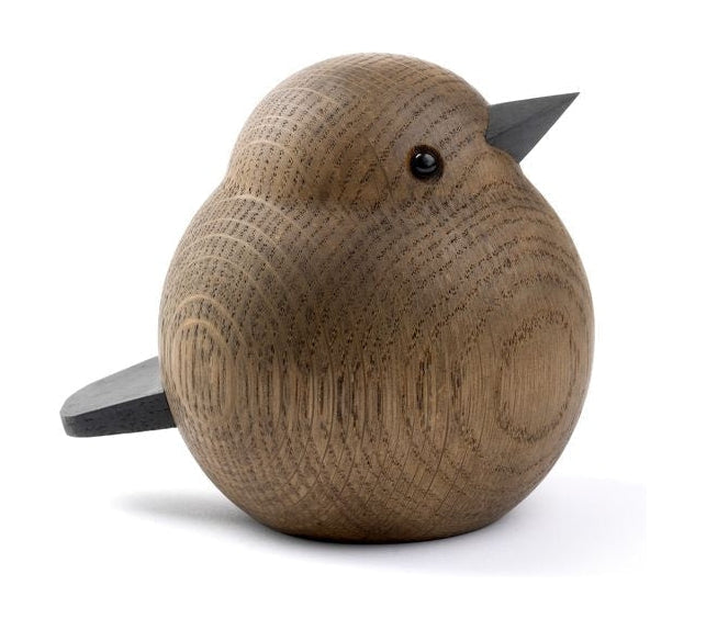 Design NovoForm Mama Sparrow Decorative Figura, roble manchado oscuro