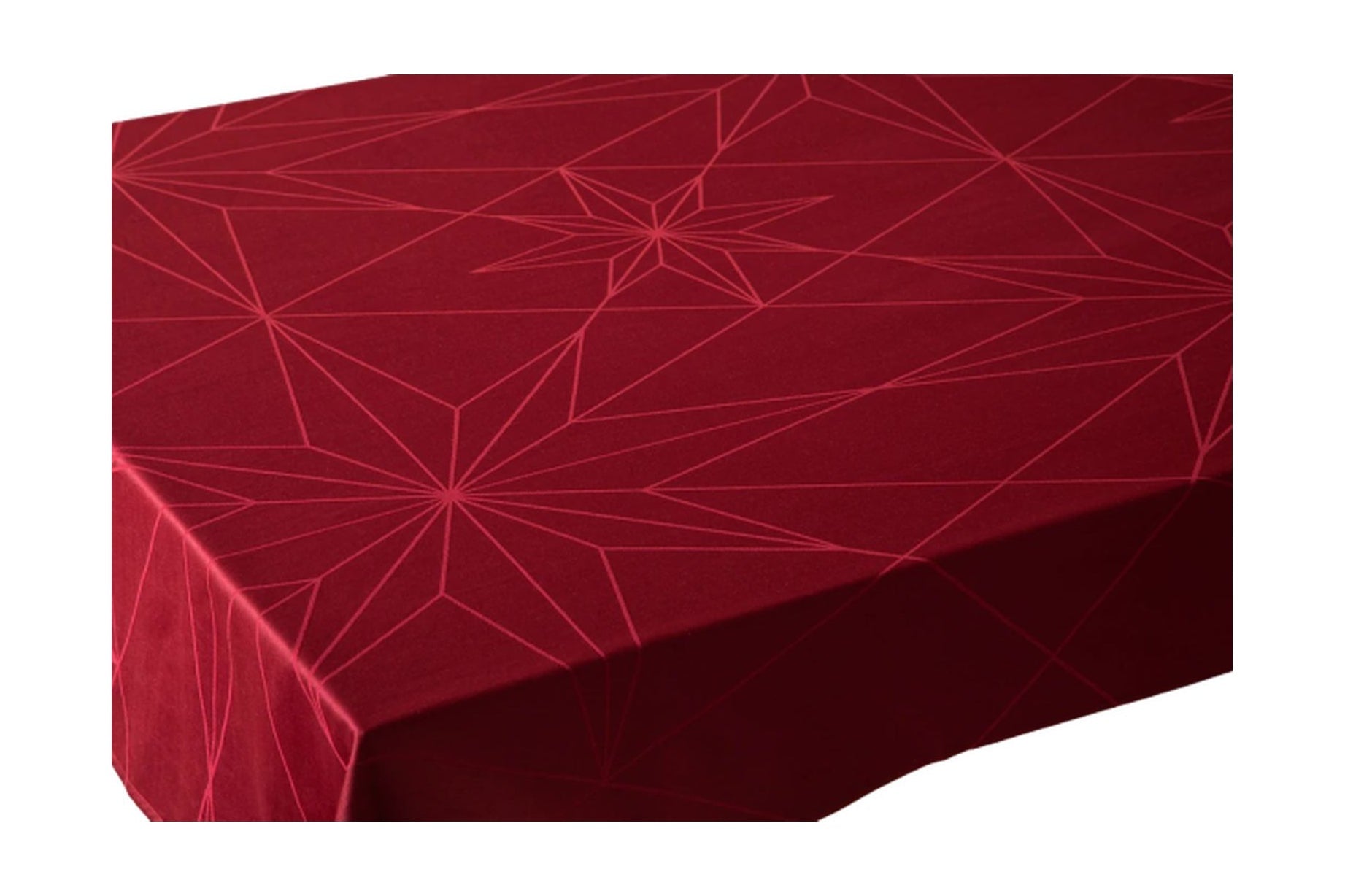 Novoform Design Stars Tablecloth 220 Cm, Advent Red