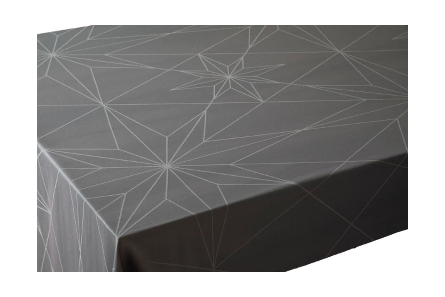 Novoform Design Sterne Tischtuch 370 Cm, Wintergrau