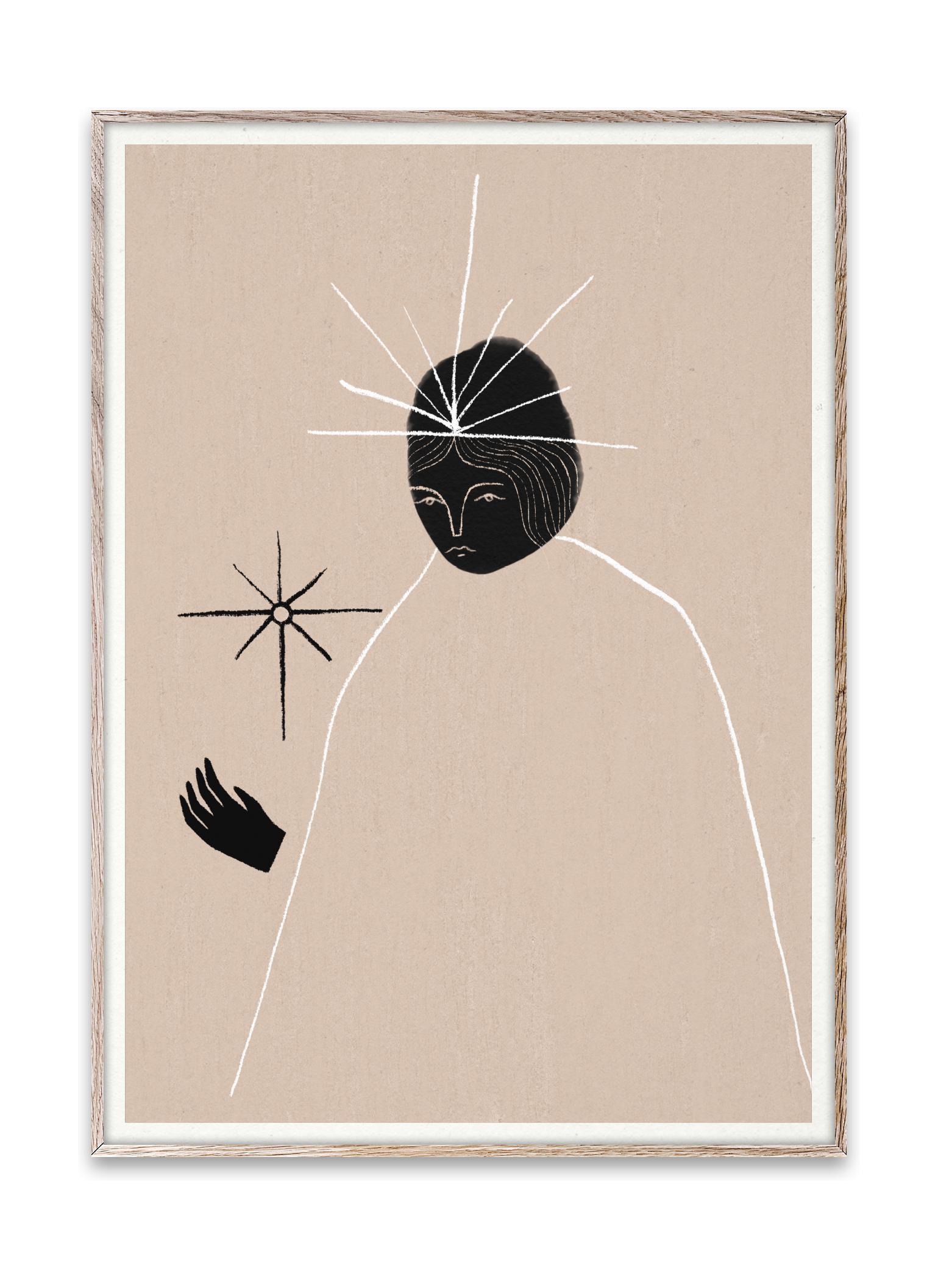 Paper Collective Ghost Queen -juliste, 30x40 cm