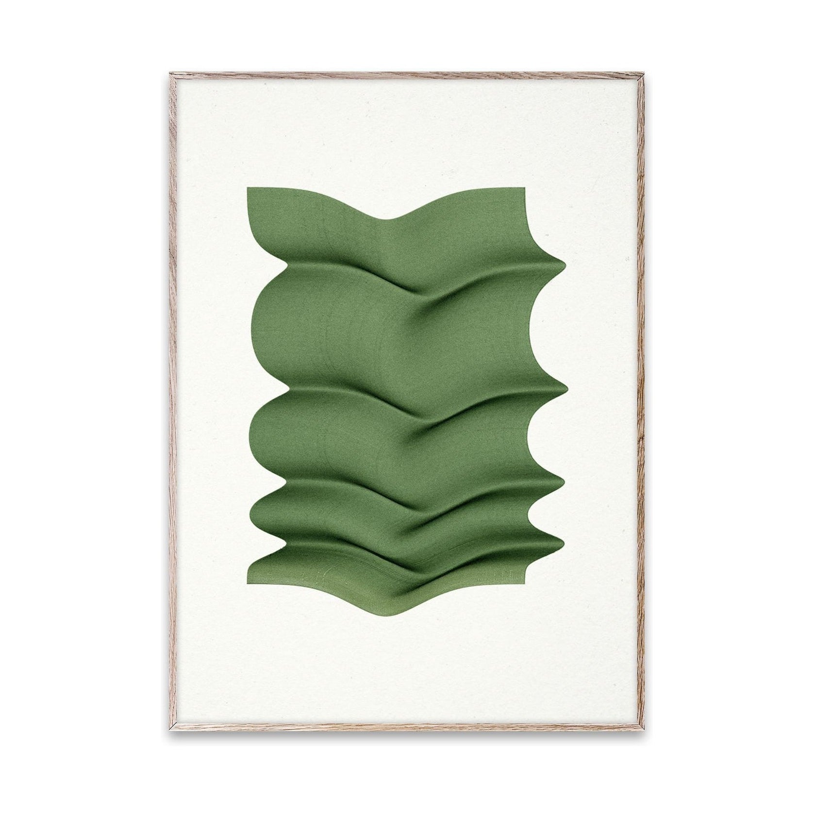 Paper Collective Affiche pliée verte, 50x70 cm