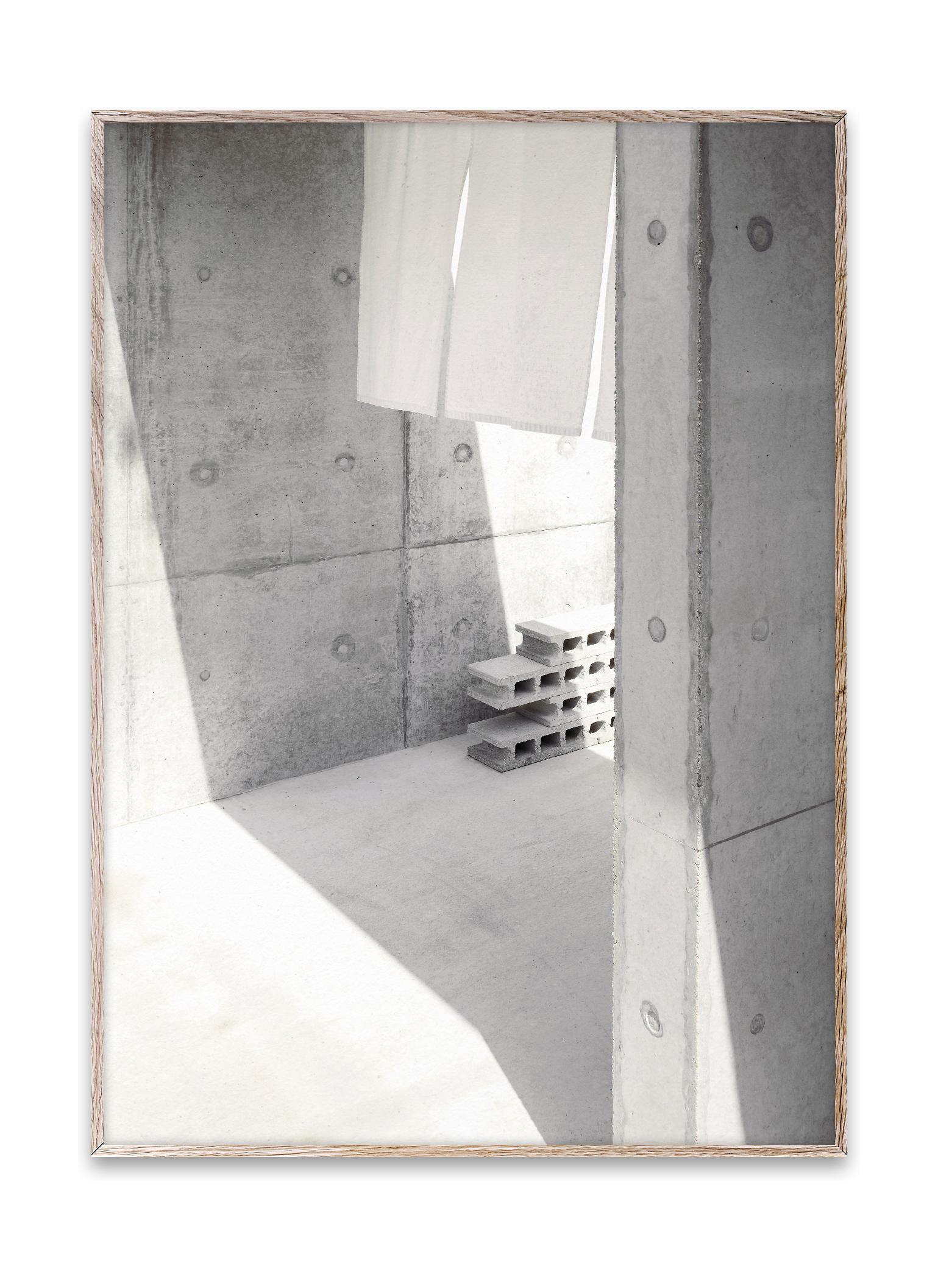 Paper Collective Poetisk betong 02 -affisch, 50x70 cm