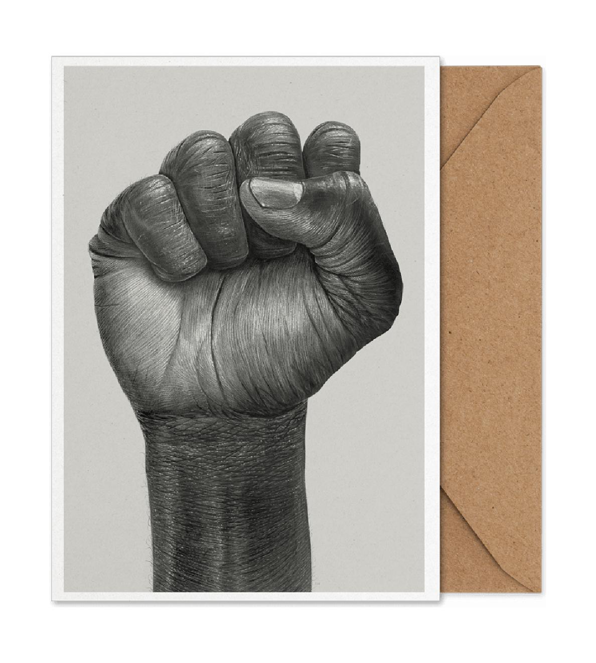 Paper Collective Nostettu nyrkkikortti