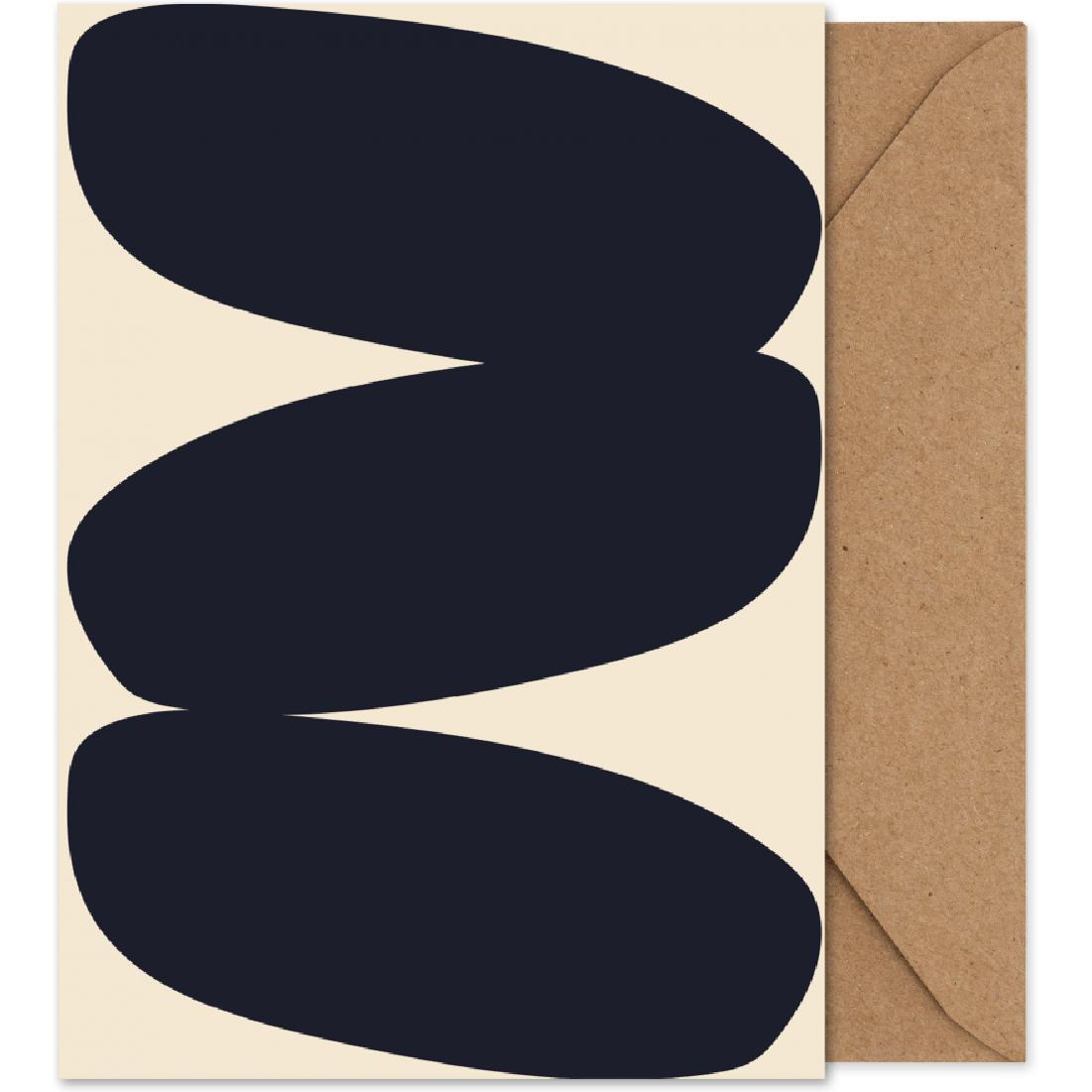 Paper Collective Solide Formen 01 Kunstkarte