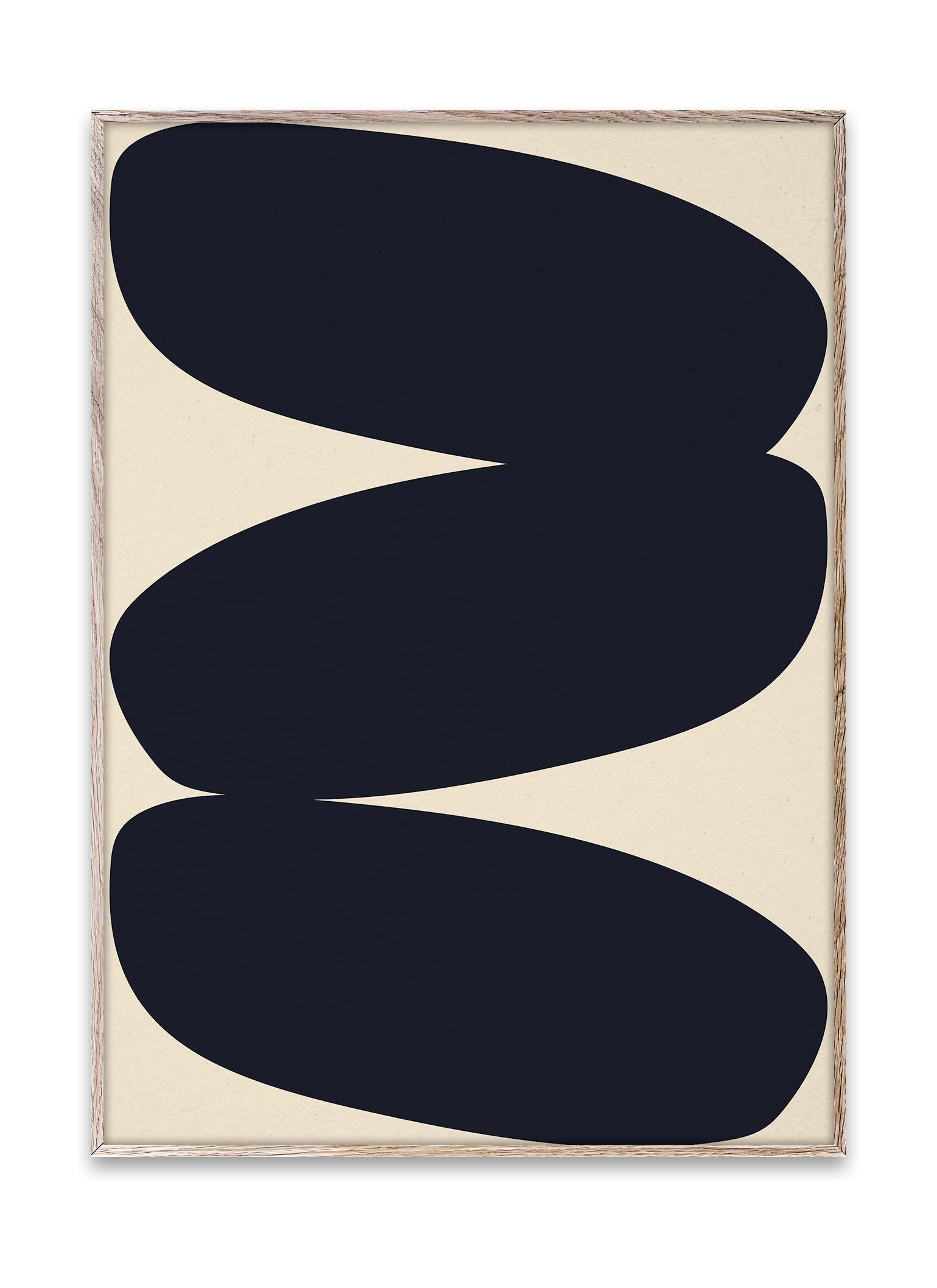 Pappírs sameiginleg föst form 01 veggspjald, 50x70 cm