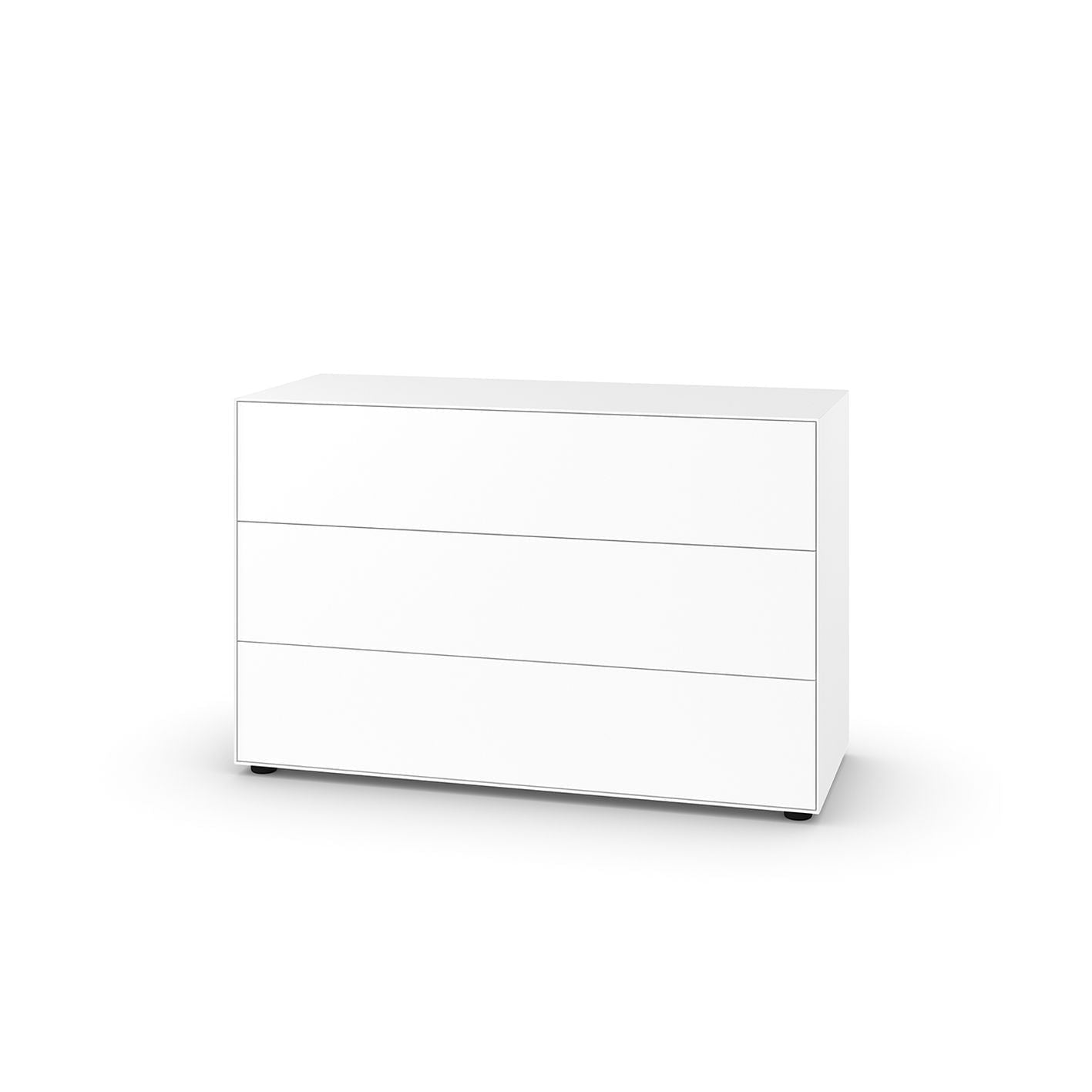 Piure Nex Pur Box Hx W 75x120 cm, 3 cajones, blanco