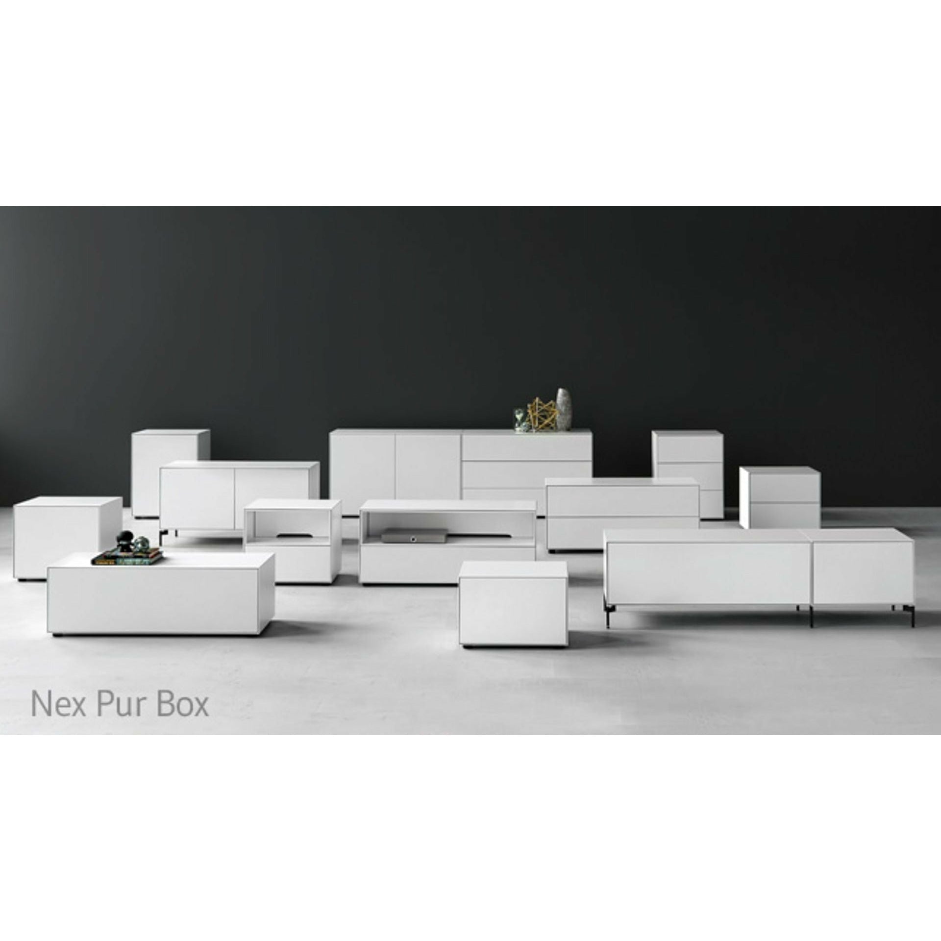 Piure Nex Pur Box Door Hx W 75x120 cm, 1 hylde, hvid