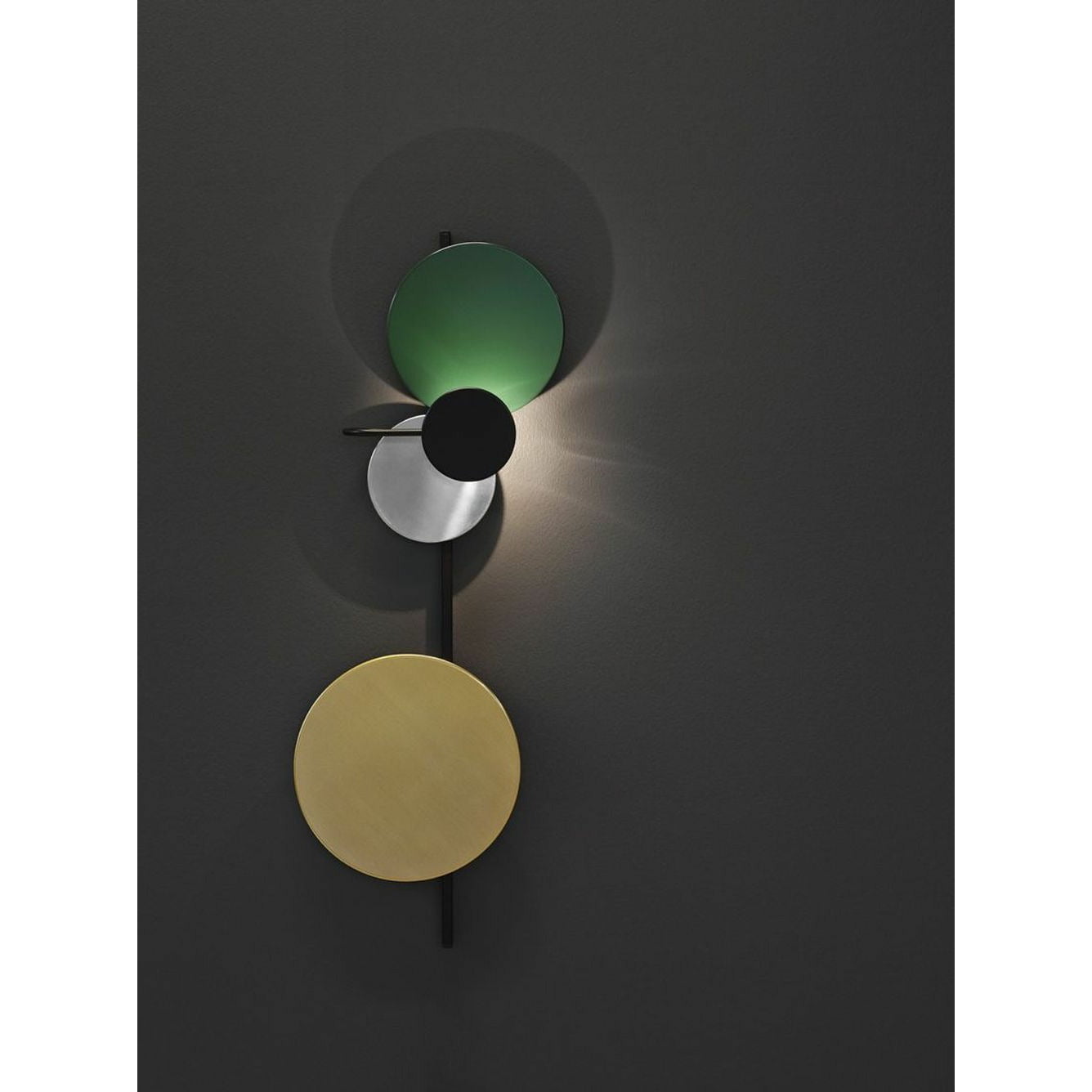Please Wait To Be Seated Planet Wall Lamp EU, groen