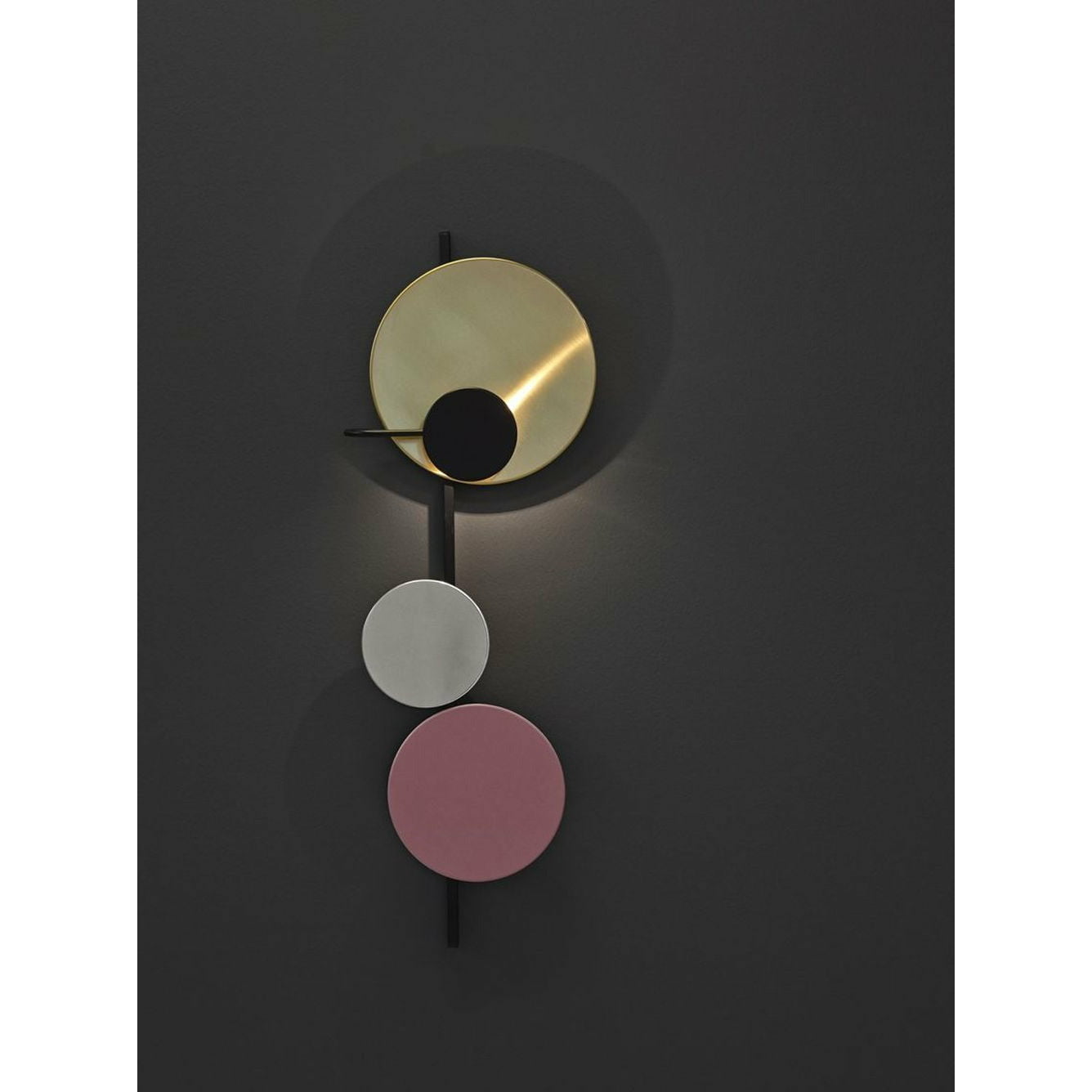 Please Wait To Be Seated Planet Wall Lamp EU, rood