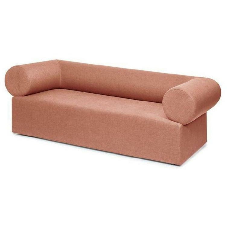 Puik Chester sofa 3 sæder, lyserød