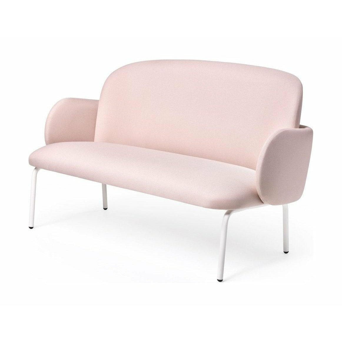 Puik Dost sofa stål, lyserød