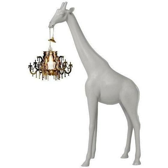 Giraffa qeoboo in amore lampada da pavimento xs h 1m, sabbia fredda
