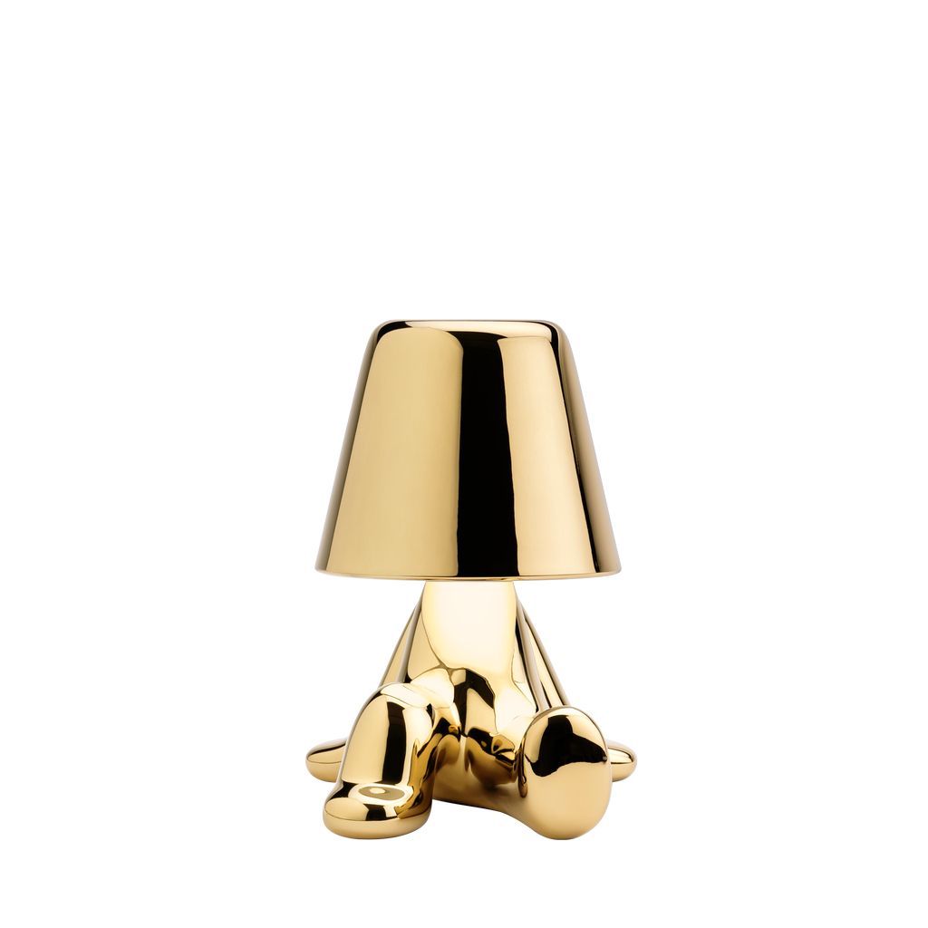 Qeeboo Golden Brothers Table Lamp av Stefano Giovannoni, Bob