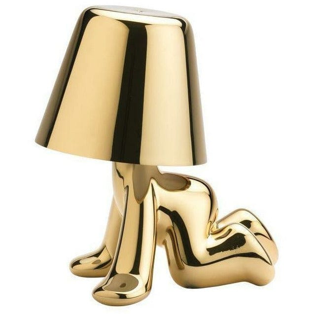 Qeeboo Golden Brothers Table Lamp af Stefano Giovannoni, Ron