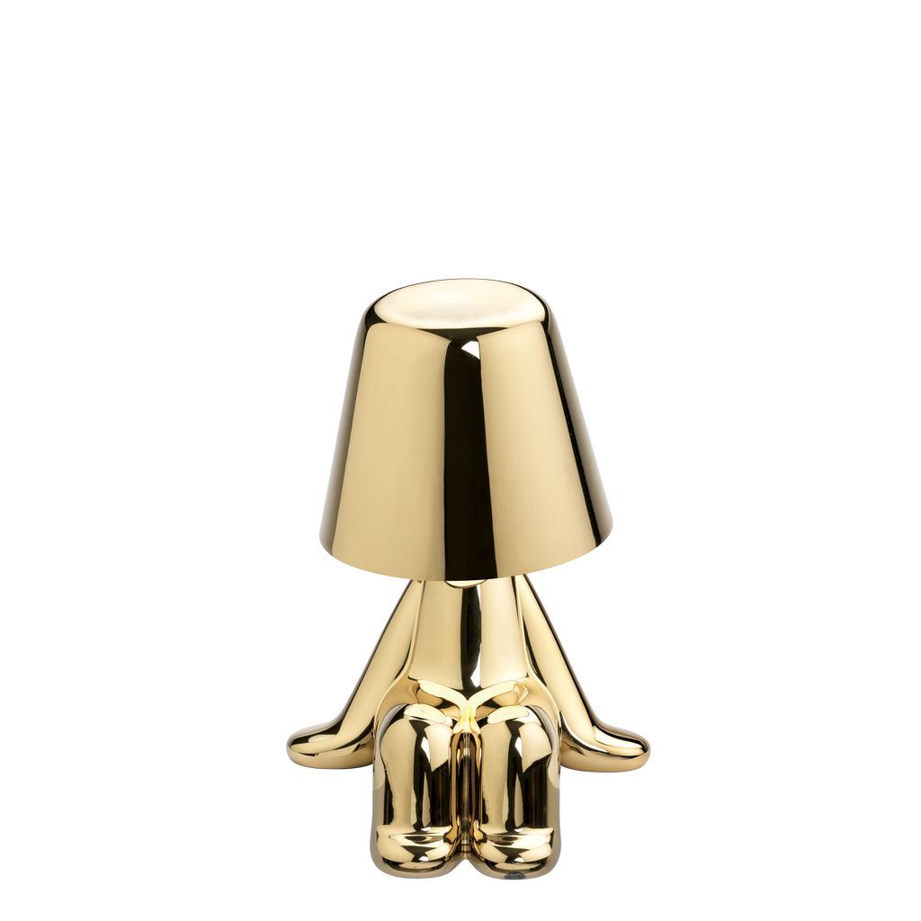 Qeeboo Golden Brothers Table Lamp By Stefano Giovannoni, Sam