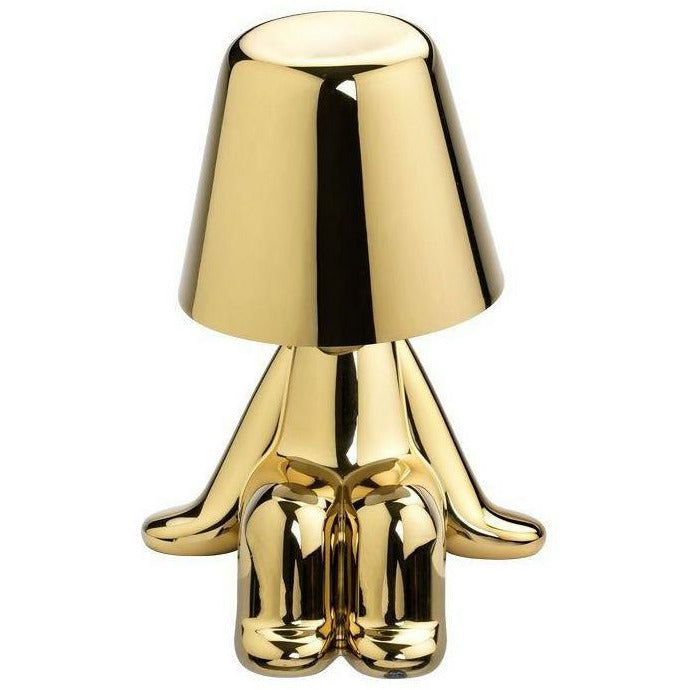 Qeeboo Golden Brothers Table Lamp af Stefano Giovannoni, Sam