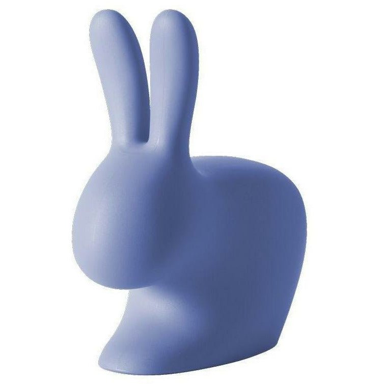Qeeboo Chaise de lapin par Stefano Giovannoni, bleu clair