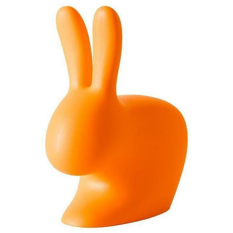 Qeeboo Chaise de lapin par Stefano Giovannoni, Orange léger