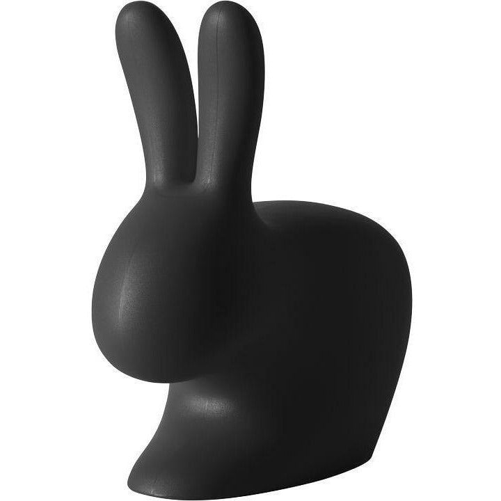 Qeeboo Bunny -stol av Stefano Giovannoni, svart