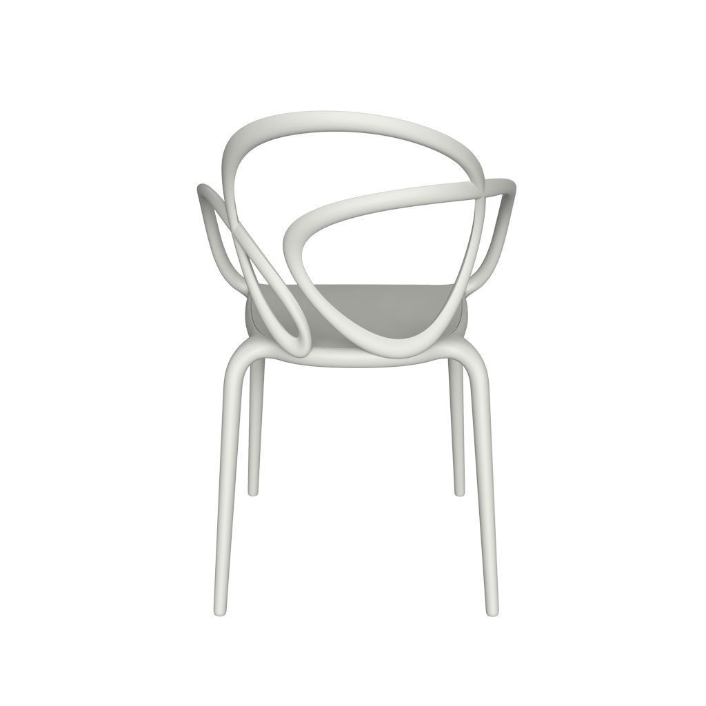 Qeeboo Loop椅子套件2，白色