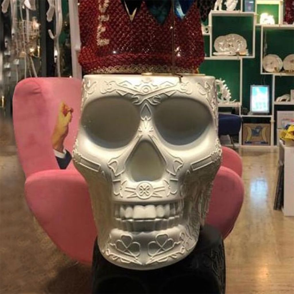 Qeeboo Mexico stoel/bijzettafeltje, terracotta