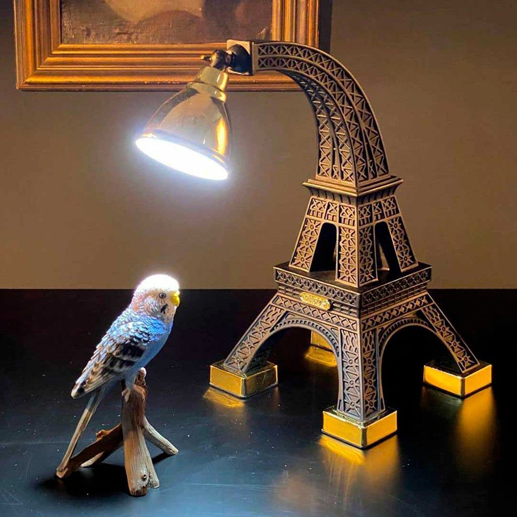 Qeeboo Paris bordslampor efter studiojobb xs, svart