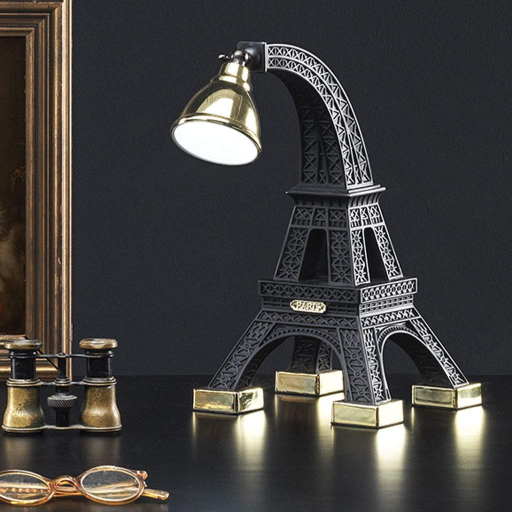 Qeeboo Paris bordslampor efter studiojobb xs, svart