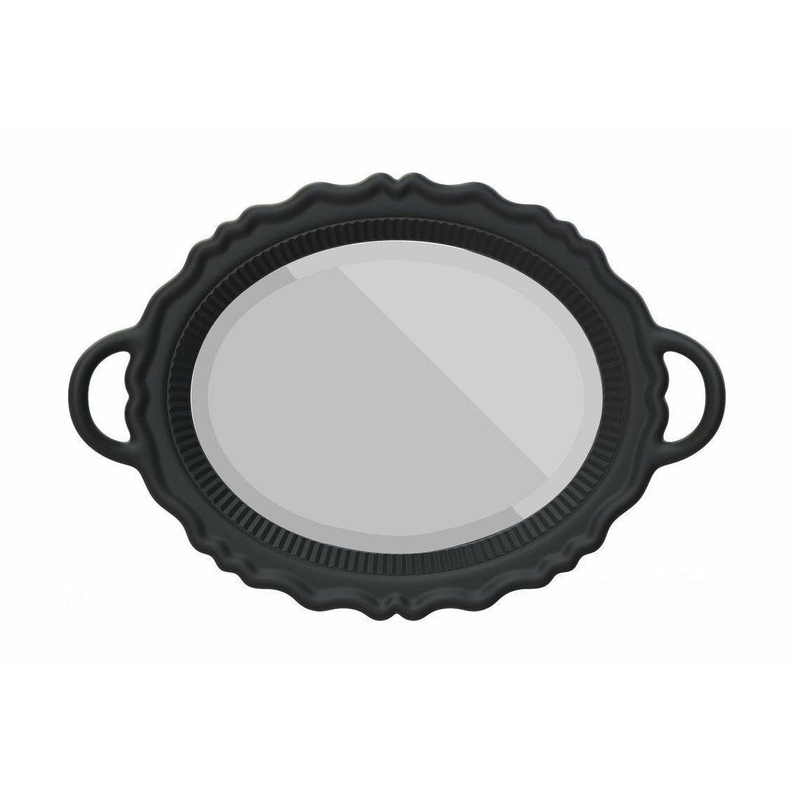 Qeeboo Plateau Miroir Mirror 110x76,5 cm, svart