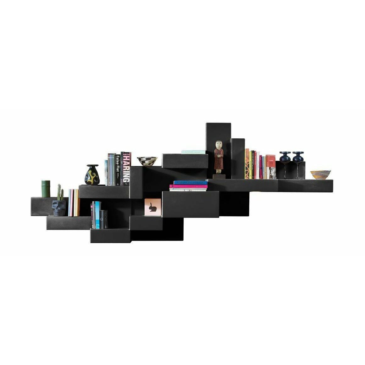 Qeeboo Primitive Bookcase By Studio Nucleo, Black