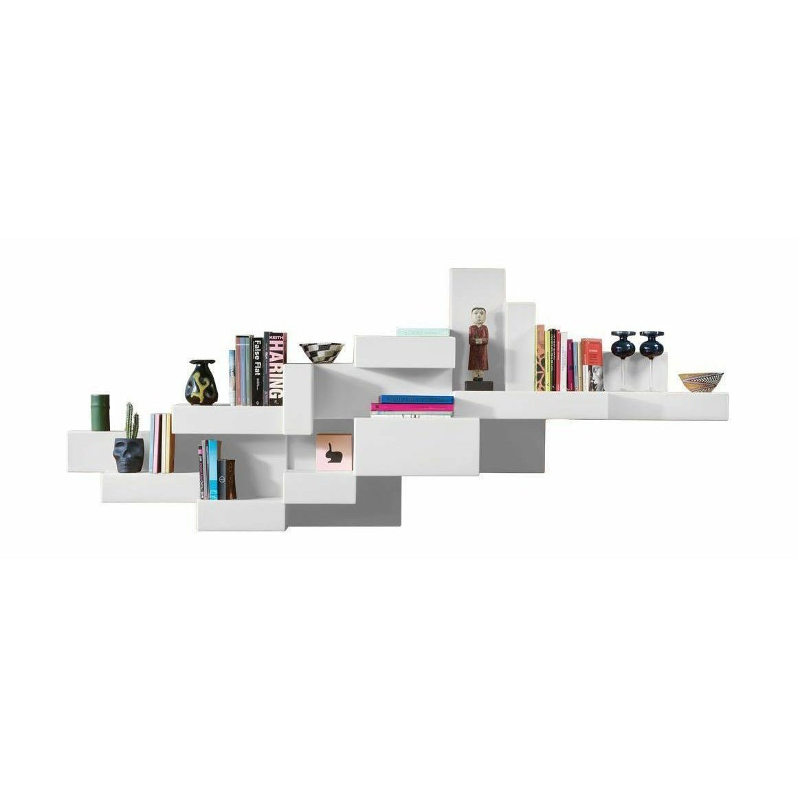 Qeeboo Primitive Bookcase By Studio Nucleo, White