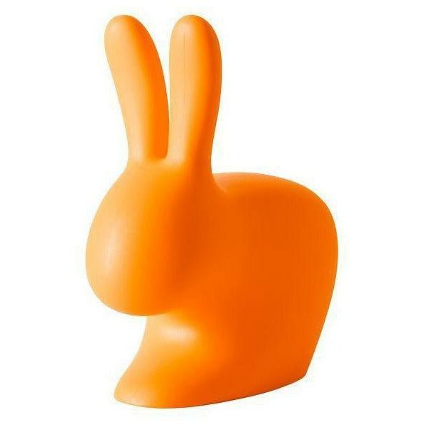 Sedia per bambini con coniglio Qeeboo, arancione chiaro