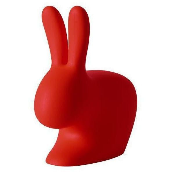 Qeeboo Rabbit婴儿椅，红色