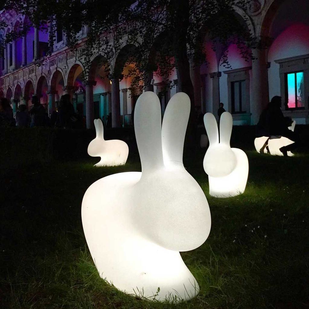 Qeeboo Rabbit LED LID BLID可重新启动