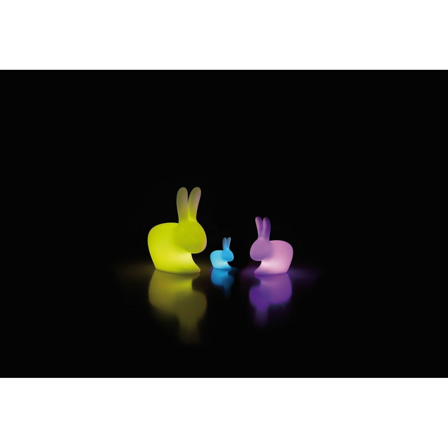 Qeeboo Rabbit LED LOD reinicable, XS