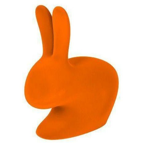 Qeeboo Rabbit Velvet Bookend XS, naranja
