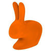 Qeeboo Rabbit Velvet Bookend Xs, Orange